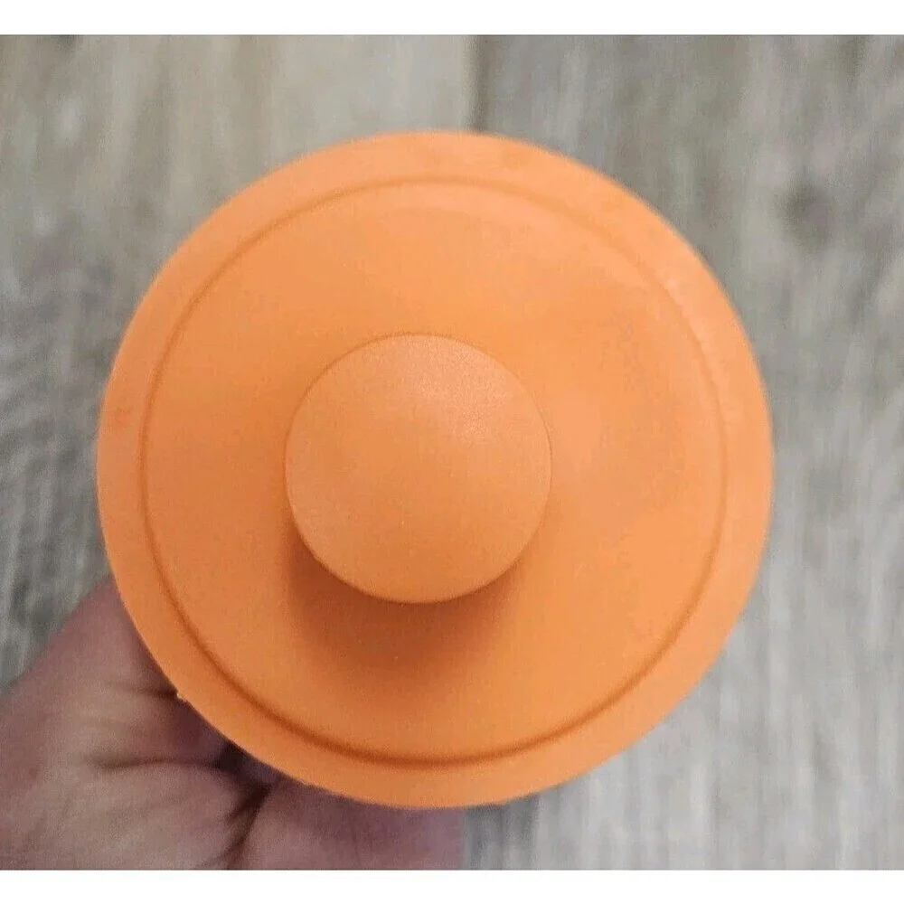 Jarware Honey Dipper for Regular Mouth Mason Jars Orange Glasswear